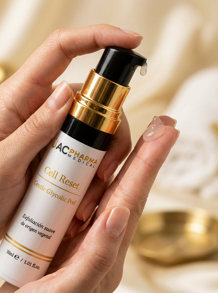 Cell Reset, peeling renovador con acido glicolico para mejorar textura, tono apagado y aspecto irregular