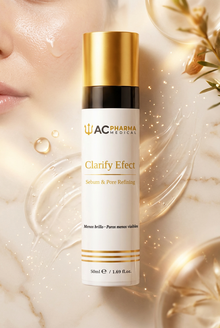 Clarify Essence 30 ml para piel grasa o mixta que busca equilibrio, suavidad y aspecto mas uniforme