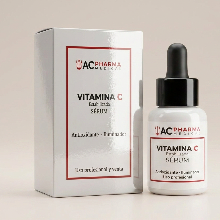 Sérum facial con vitamina C para recuperar la luminosidad