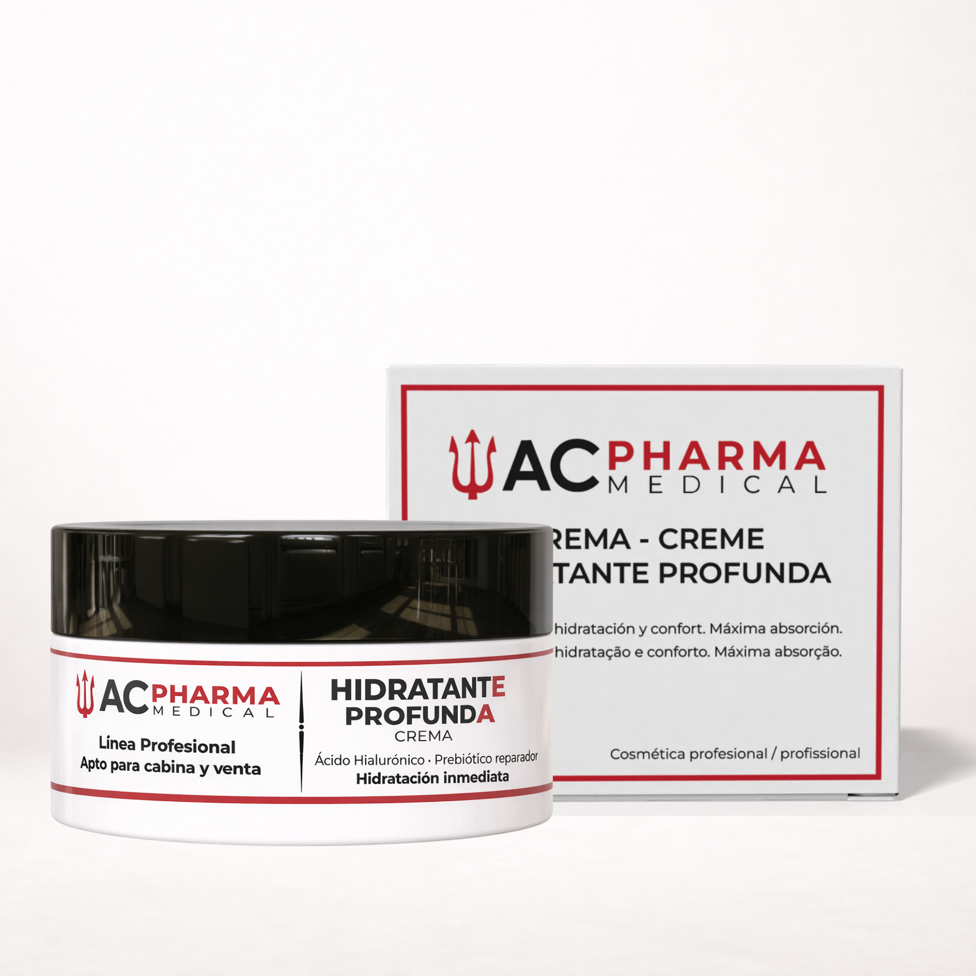 Crema hidratante profunda absorción inmediata facial ACpharma Medical