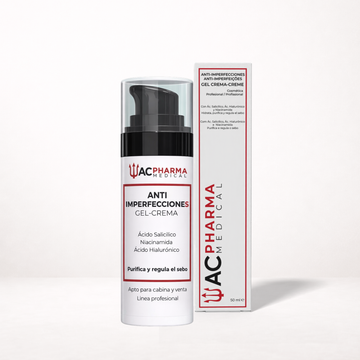 crema anti imperfecciones con acido salicilico y niacinamida regula el sebo acpharma medical