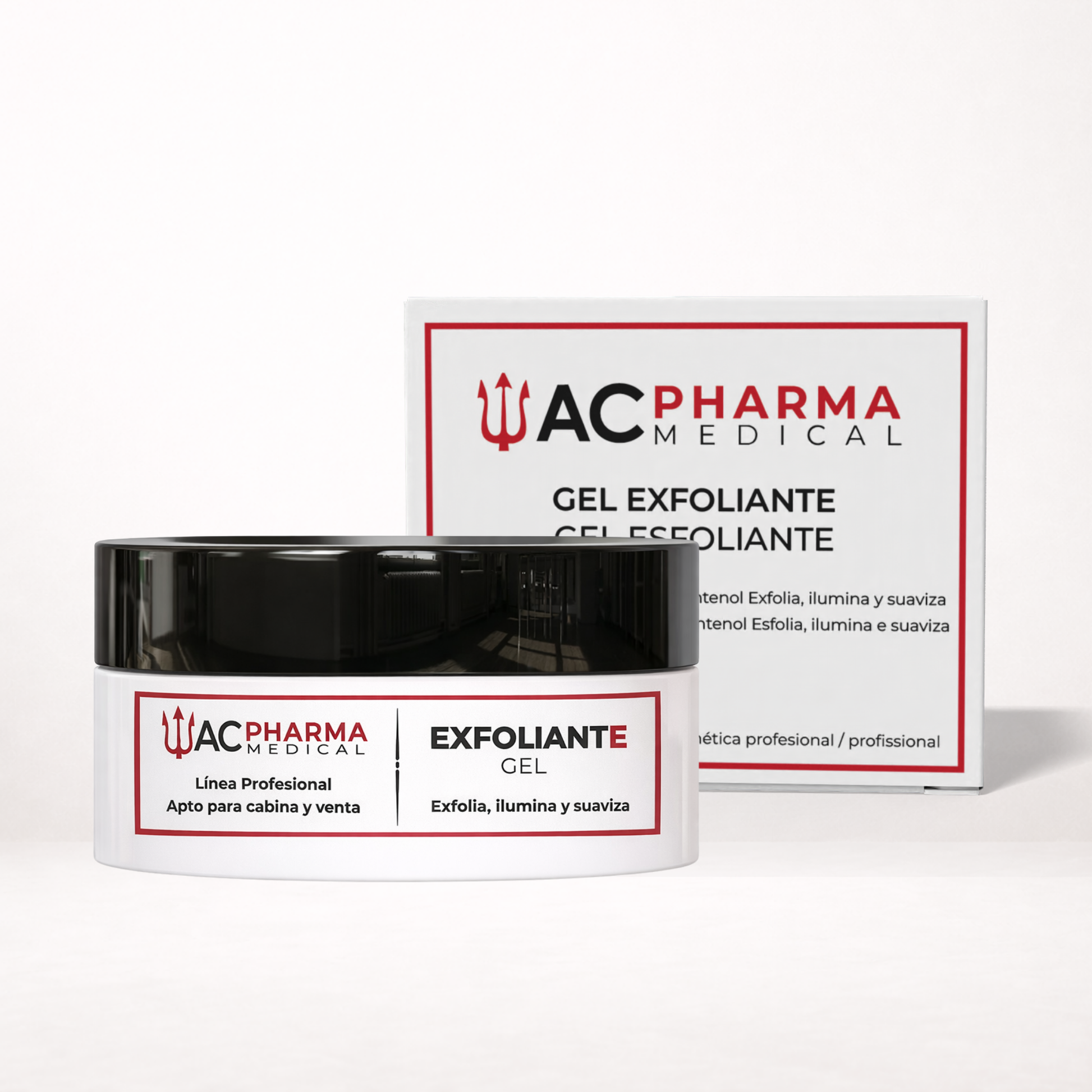 Gel exfoliante enzimático doble acción facial ACpharma Medical