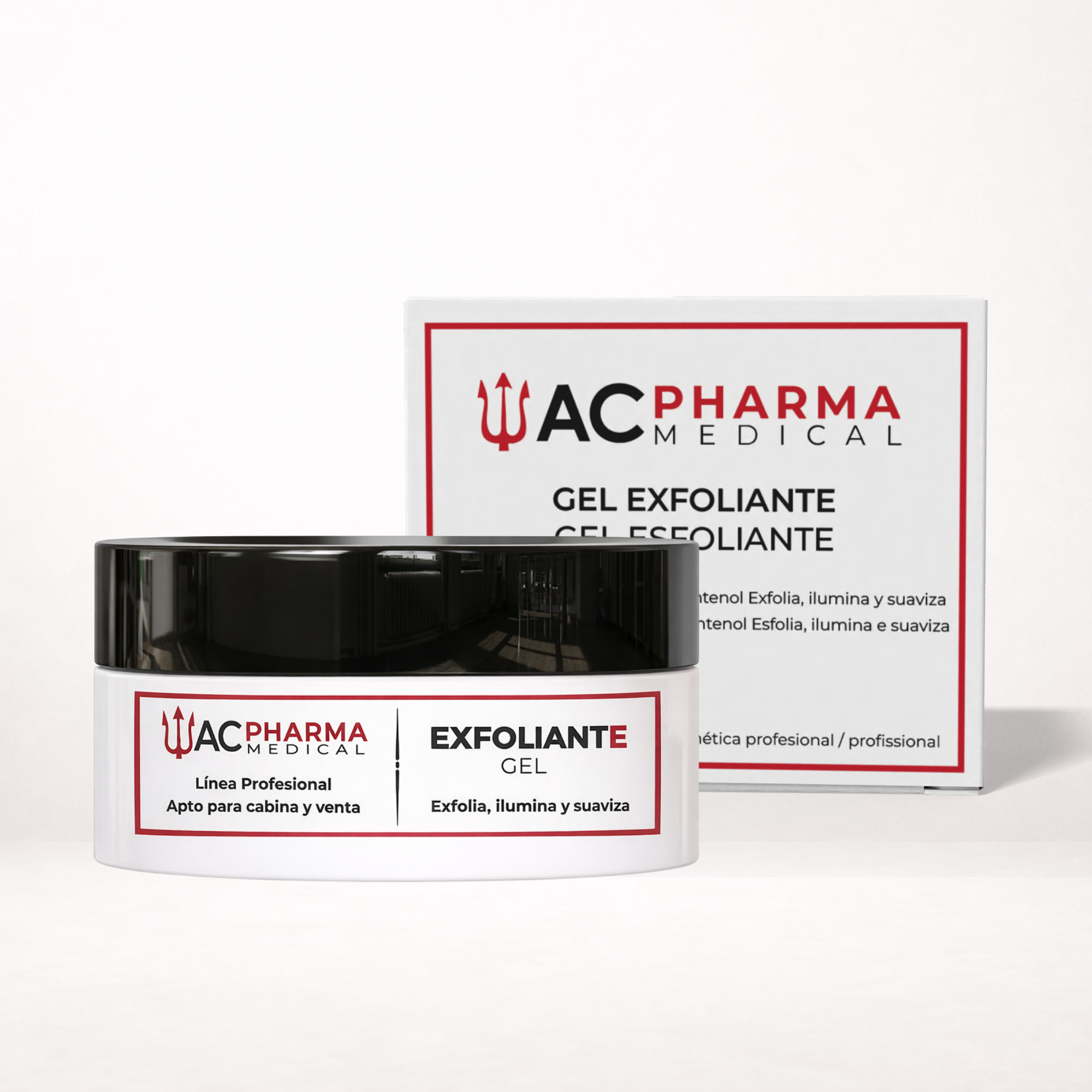 Gel exfoliante enzimático doble acción facial ACpharma Medical