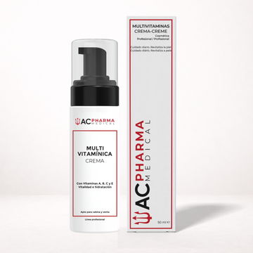 Crema Multivitamínica con Ácido Hialurónico y Vitaminas A, B3, B5, C y E