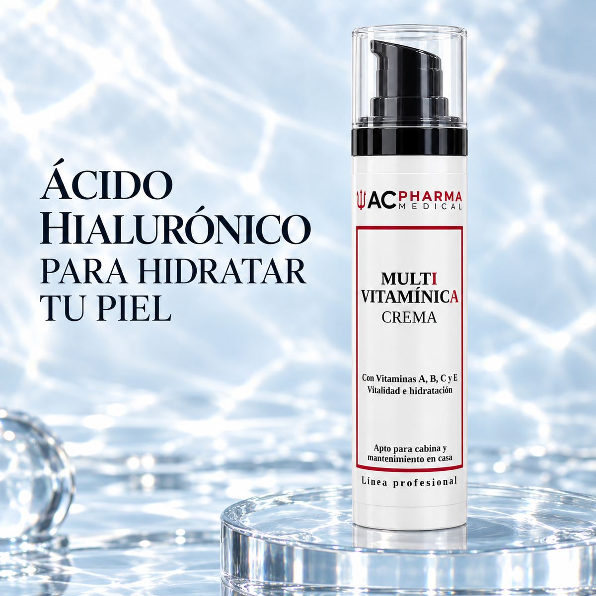 crema multivitaminas con ácido hialurónico acpharma medical