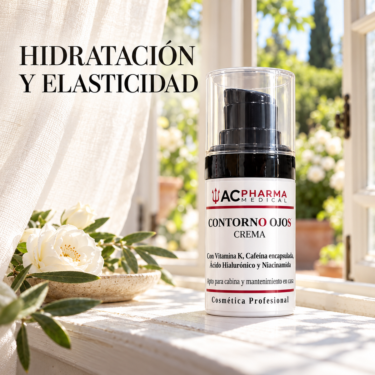 contorno de ojos para ojeras y bolsas acpharma medical