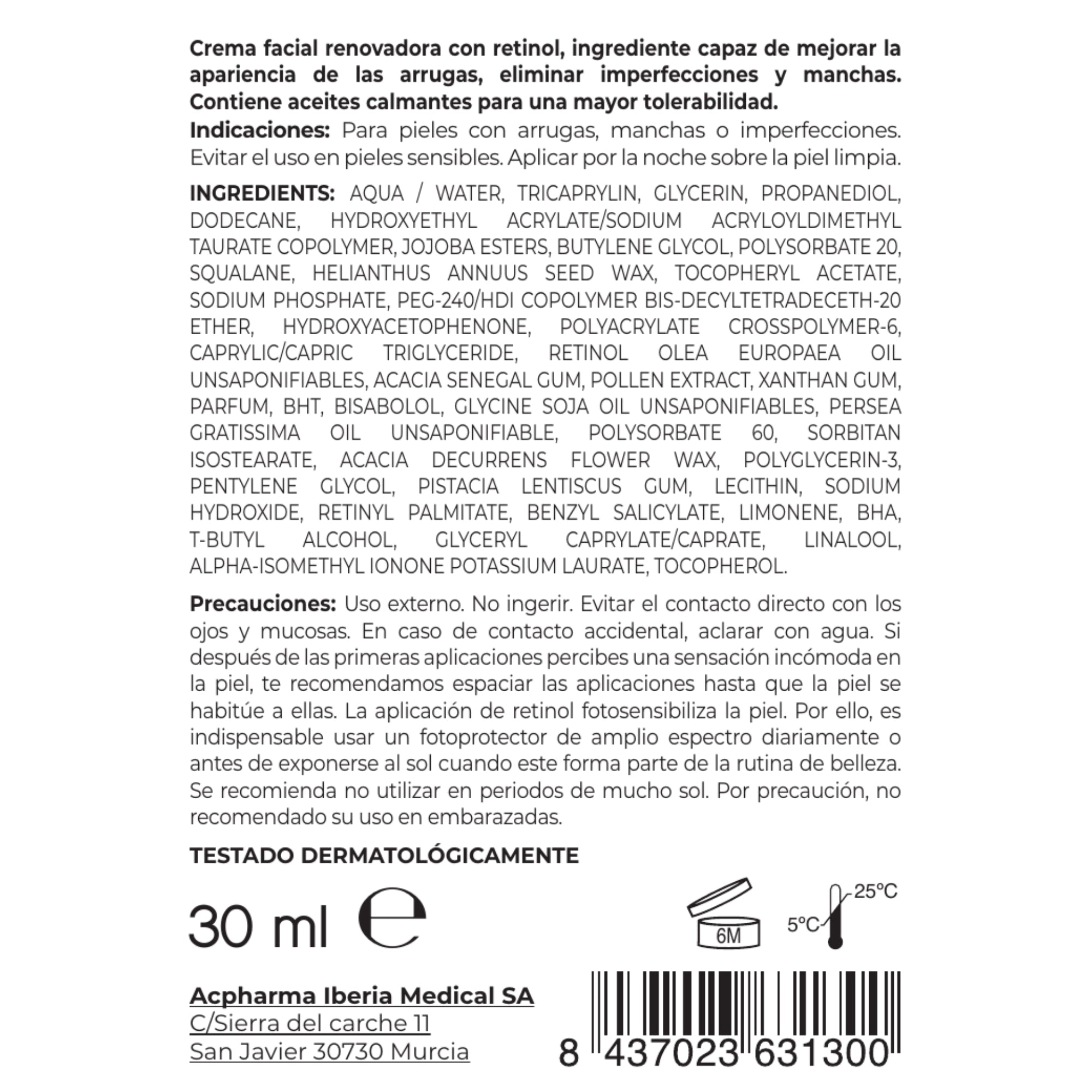 Retinol Intensivo 30 ml