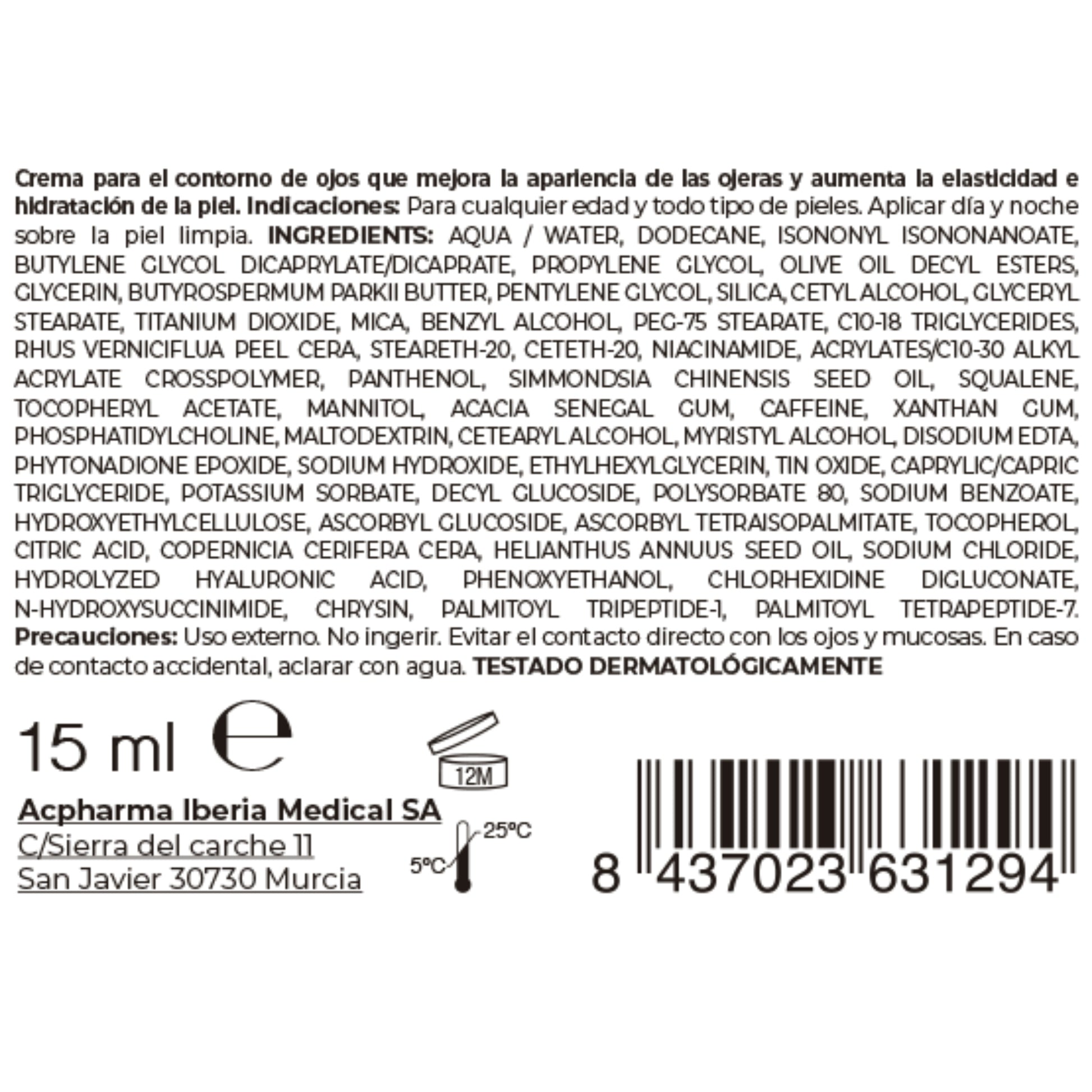Contorno de ojos multiactivo antifatiga y firmeza ACpharma Medical