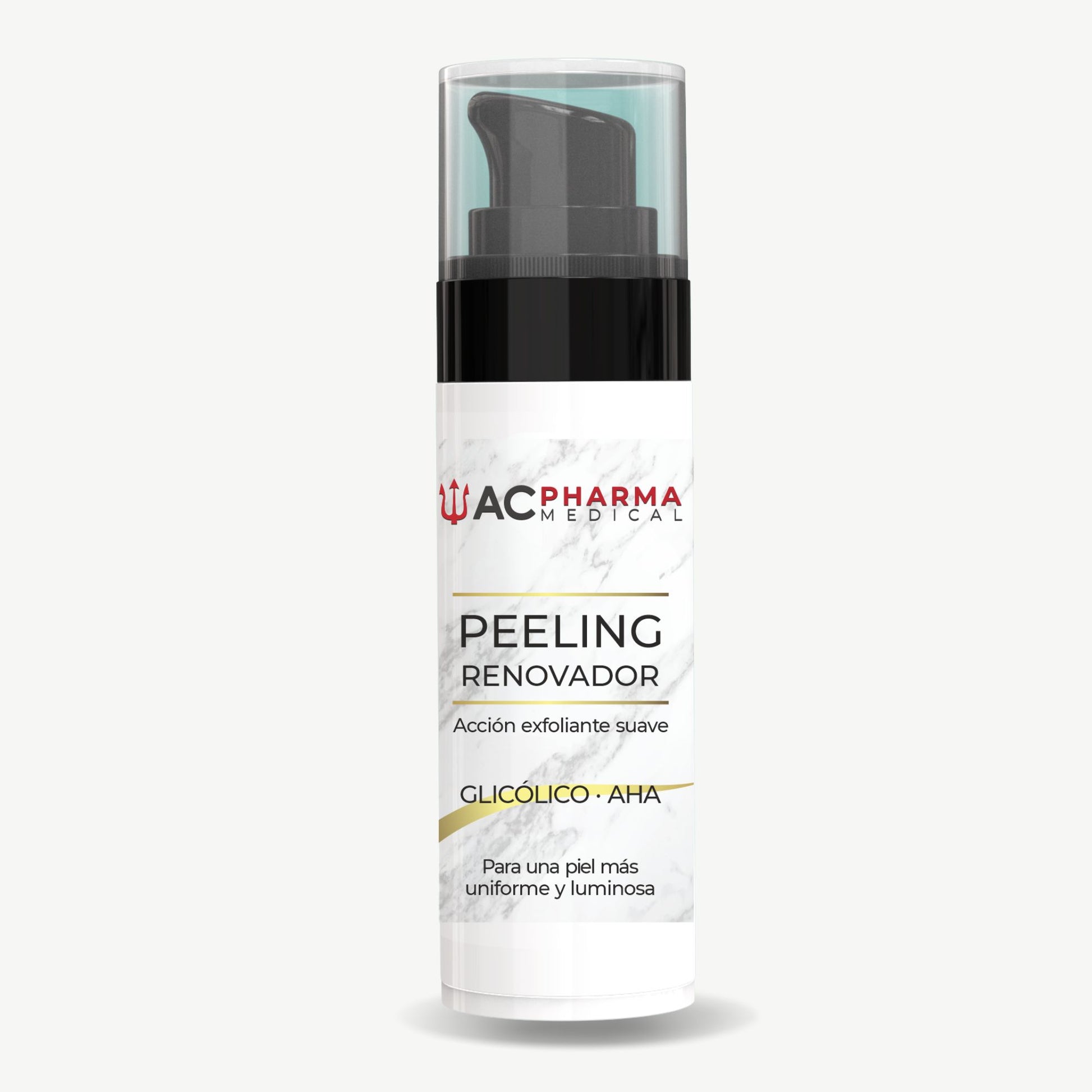 Peeling suave con glicolico y aha exfoliante acpharma medical