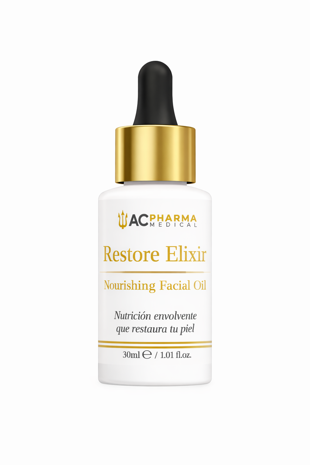 Restore Elixir dry oil facial nutritivo con rosa mosqueta, escualano y vitamina E 30 ml