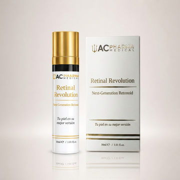 Retinal Revolution de ACpharma Medical con retinal, retinol y retinyl palmitate para una piel mas renovada