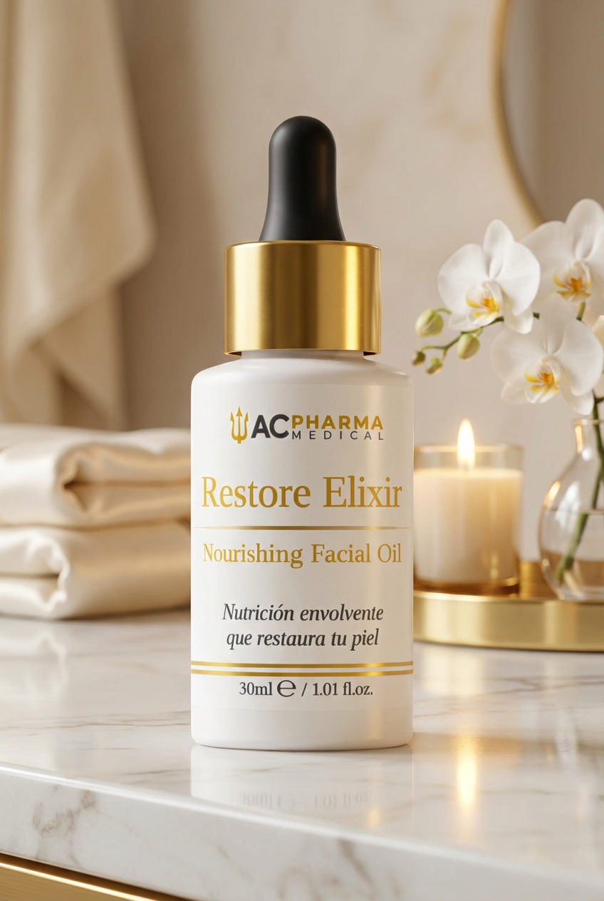 Restore Elixir dry oil facial nutritivo para piel seca y luminosa