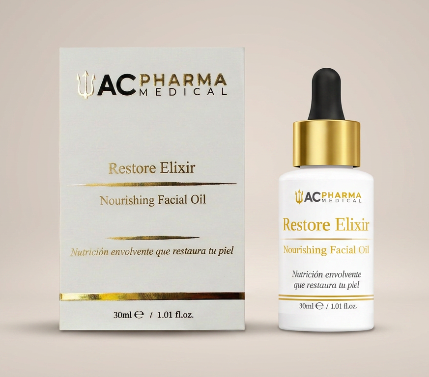 Restore Elixir dry oil facial nutritivo para piel seca y luminosa