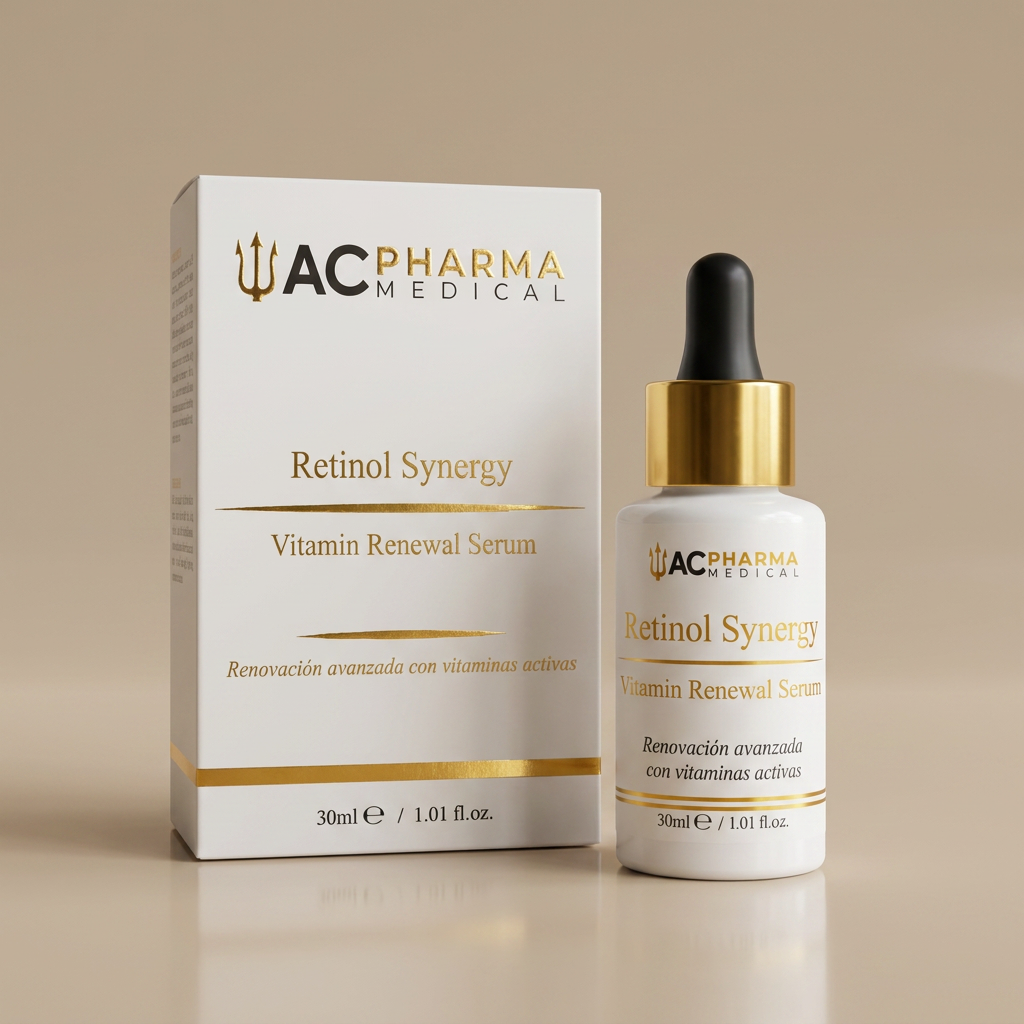 Retinol Synergy serum facial con retinol y vitaminas para renovar la piel