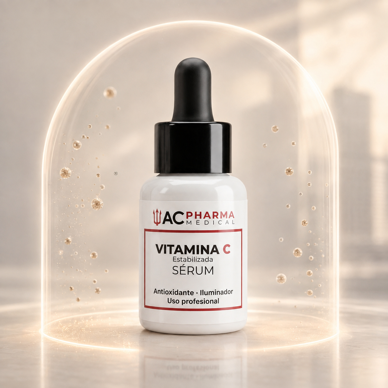 Sérum de vitamina C con cuidado antioxidante para el rostro