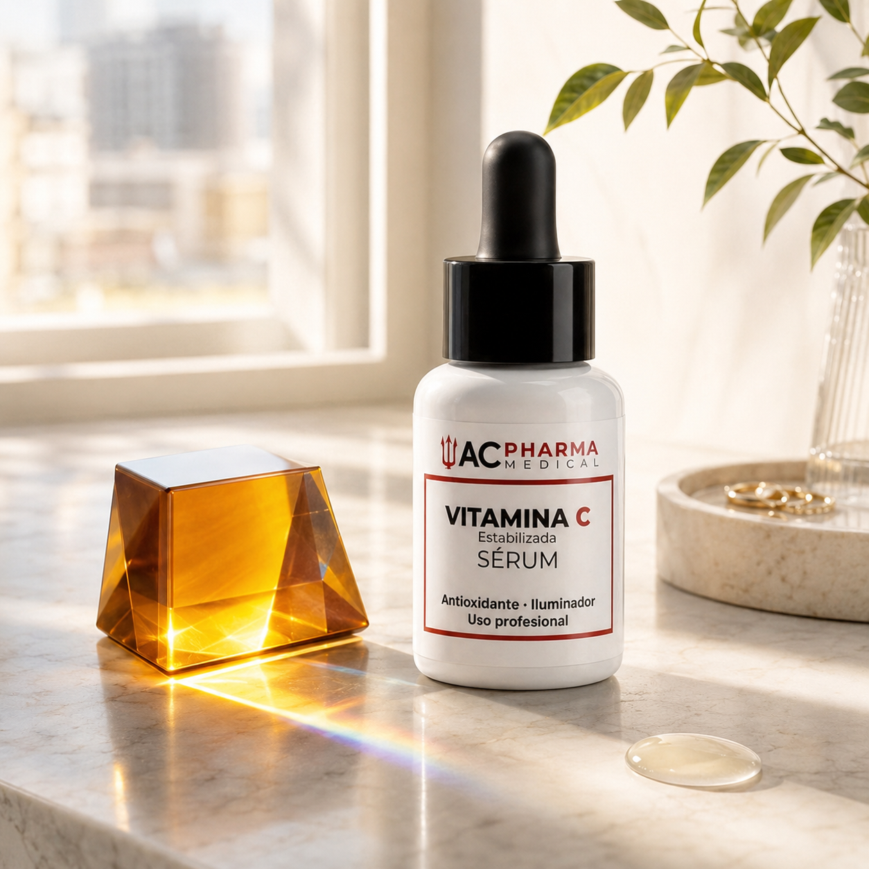 Sérum de vitamina C al 4,5 % para iluminar la piel