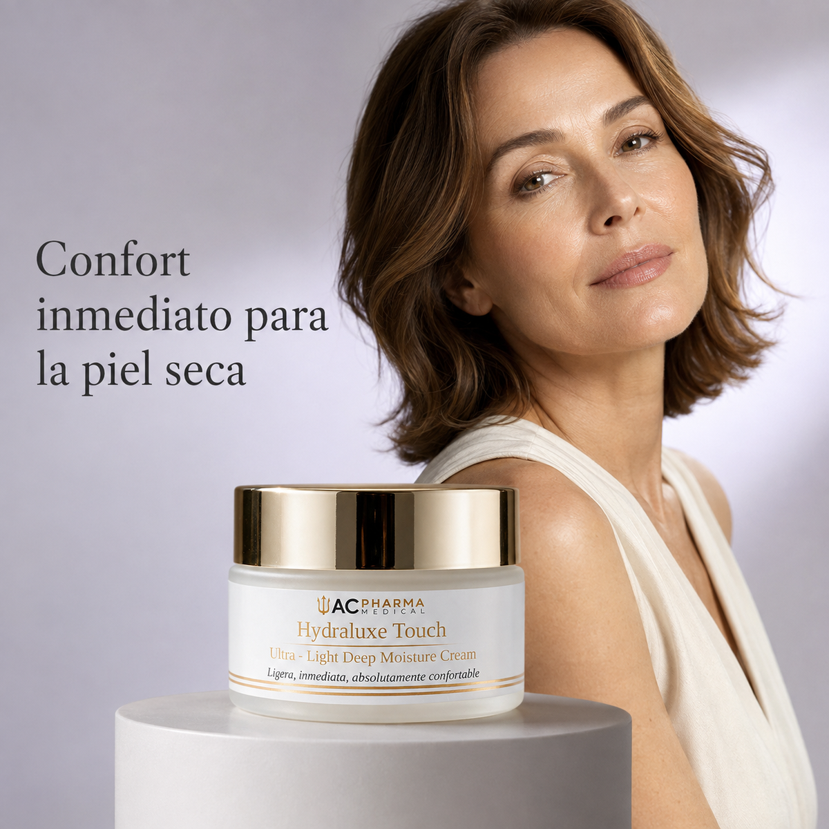 Hydraluxe Touch crema facial ultraligera para aportar confort a la piel seca