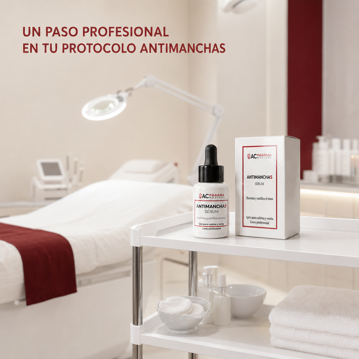 Sérum de mantenimiento en casa después de un cuidado facial profesional