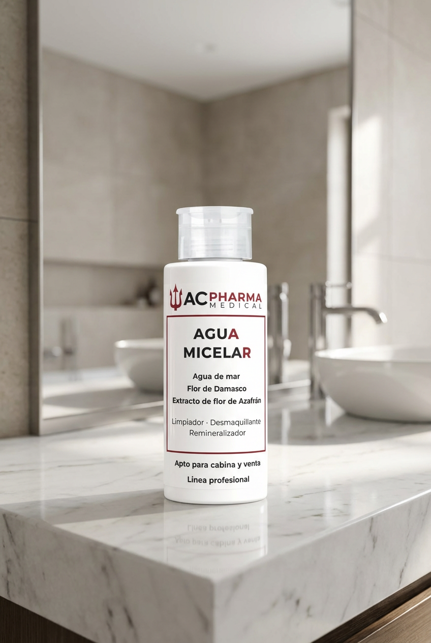 agua micelar desmaquillante acpharma medical