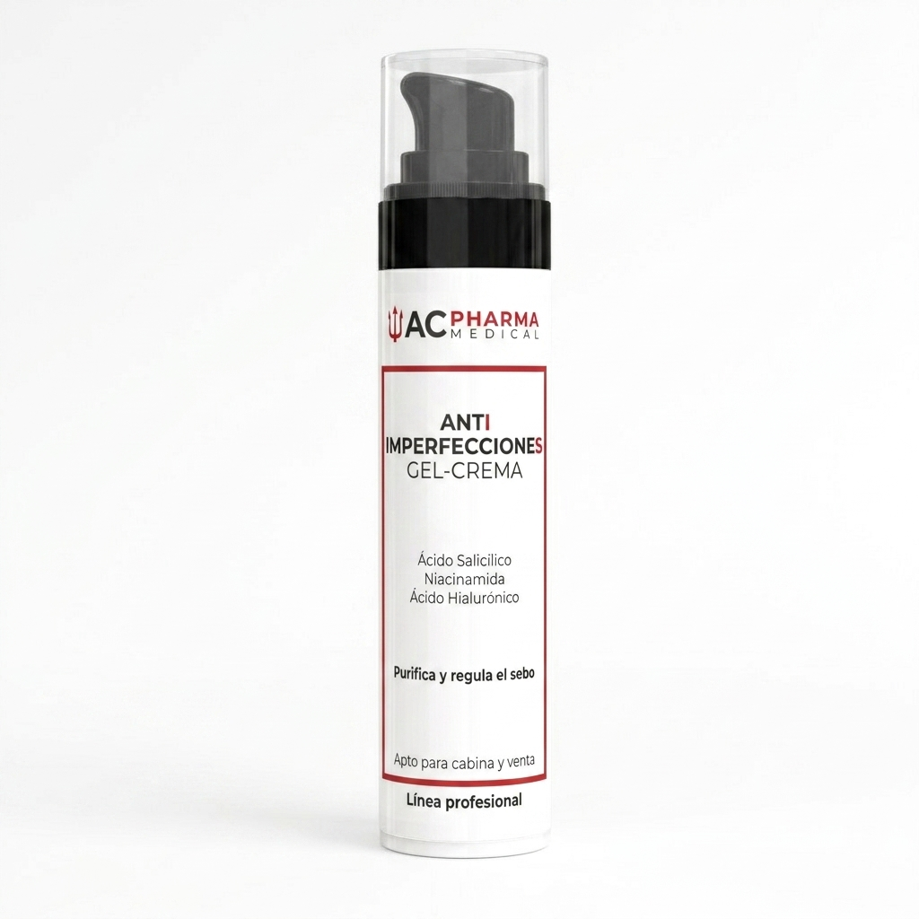 crema anti imperfecciones purifica y regula el sebo acpharma medical