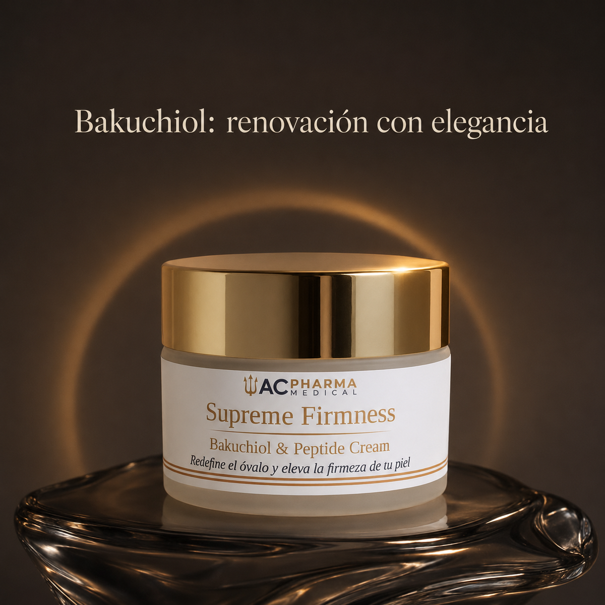 Crema facial Supreme Firmness con bakuchiol para favorecer una apariencia más uniforme