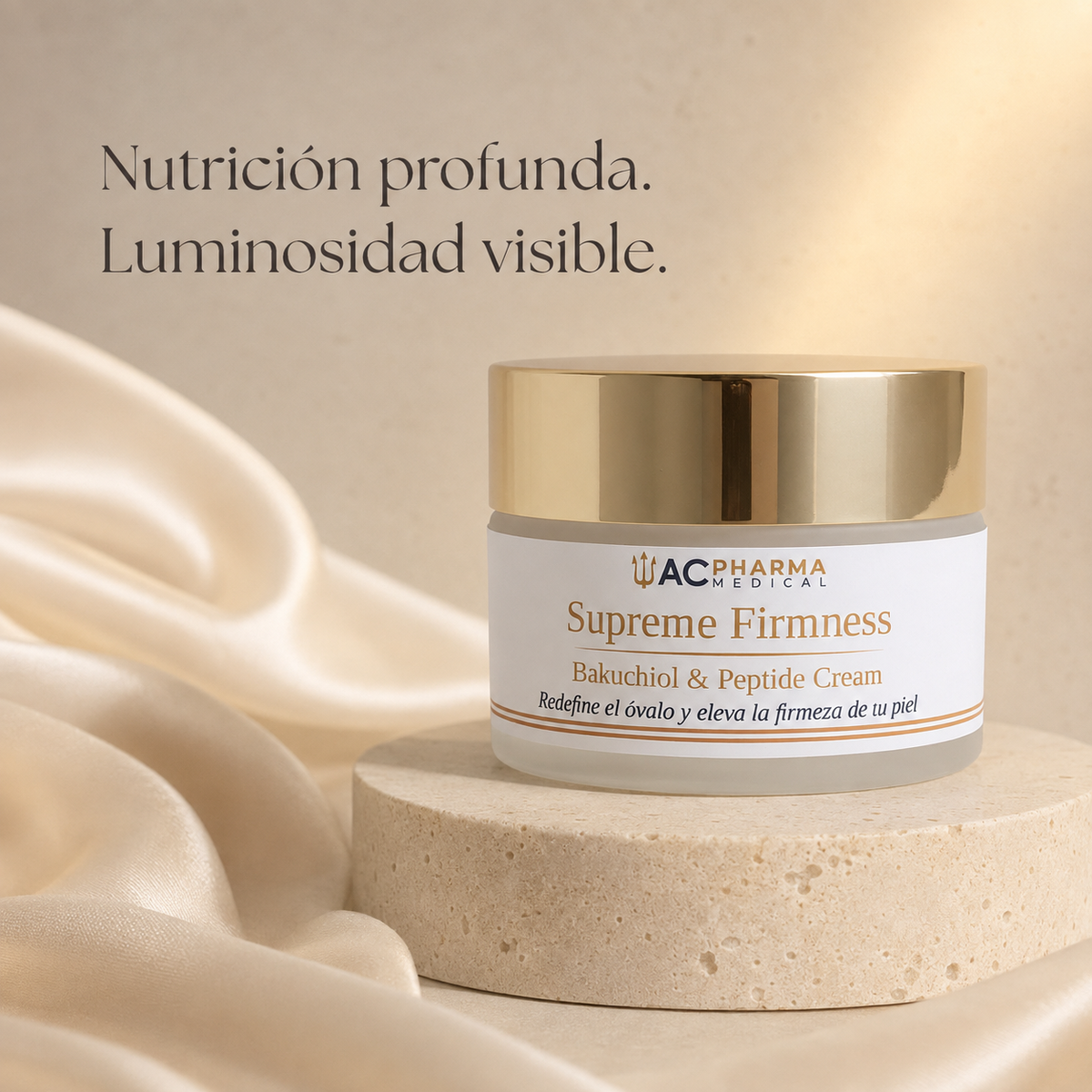 Crema nutritiva Supreme Firmness para aportar firmeza, flexibilidad y luminosidad