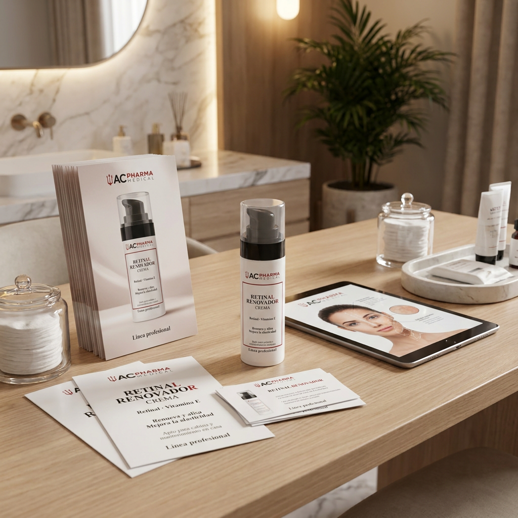 Retinal renovador profesional con retinal retinol y retinoides