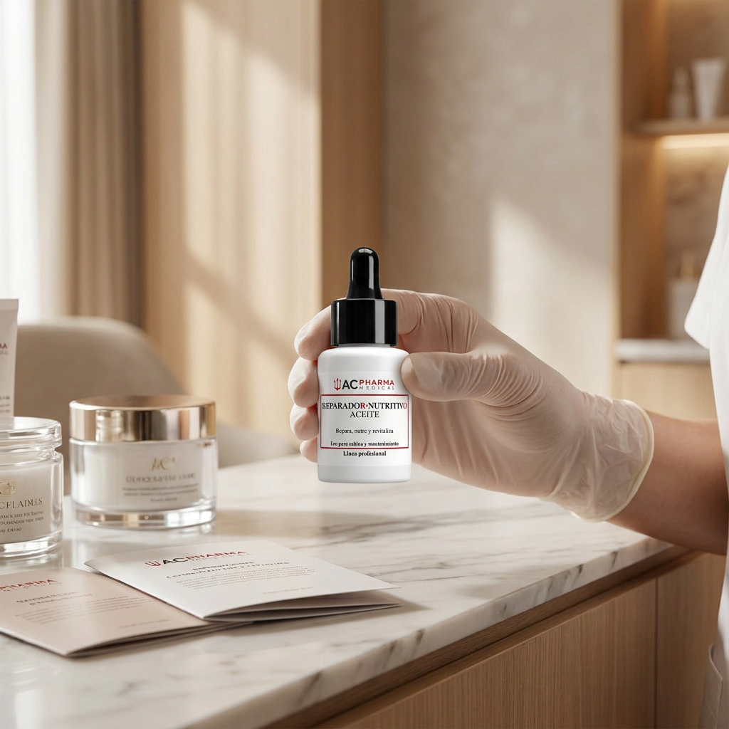Aceite seco reparador de ACpharma Medical para piel seca, sensible o sensibilizada tras tratamientos estéticos