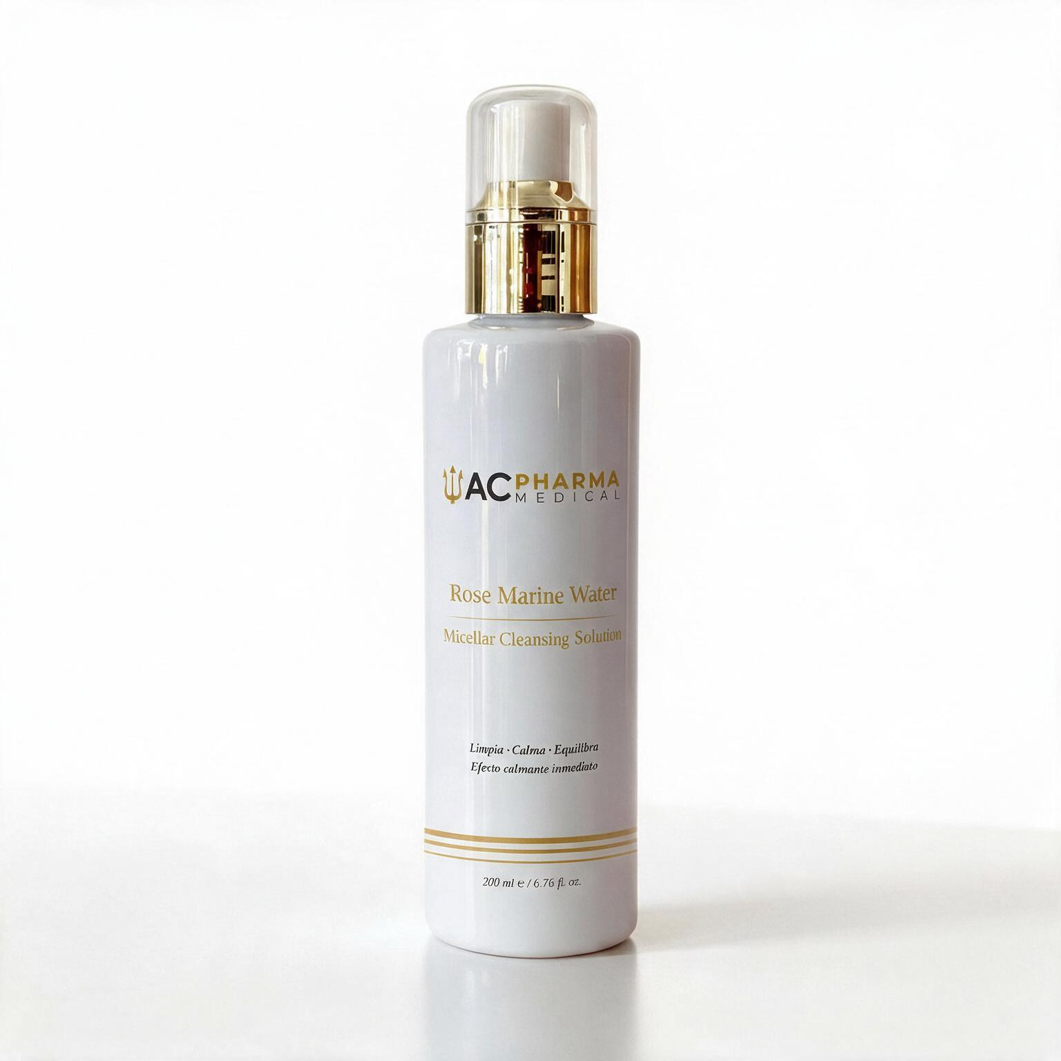 Rose Marine Water agua micelar facial suave con rosa damascena y agua de mar